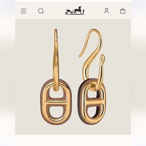 NWT Hermes O'Maillon Earrings